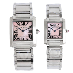 DREOX <span class=keywords><strong>Orologi</strong></span> <span class=keywords><strong>da</strong></span> Polso Quadrati al Quarzo per <span class=keywords><strong>Donna</strong></span>, Eleganti <span class=keywords><strong>Orologi</strong></span> <span class=keywords><strong>di</strong></span> Lusso in Acciaio Inossidabile <span class=keywords><strong>di</strong></span> Alta Qualità - Product Image 3