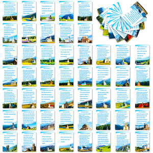 Nouvelles cartes bibliques en papier personnalisables de 50 pièces pour la version anglaise, messages créatifs inspirants et positifs - Product Image 6