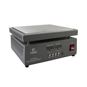 Bệ Sưởi HP-B250 Bảng Sưởi BGA Điều Khiển Nhiệt Độ Màn Hình Kỹ Thuật Số Đa Chức Năng 250X250Mm Trạm Sấy Sơ Bộ 1200W - Product Image 1