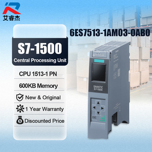 ซีพียูใหม่แท้รุ่น 6ES7513-1AM03-0AB0 CPU 1513-1 PN ชุดประมวลผลกลาง SIMATIC S7-1500 plc คอนโทรลเลอร์ 6es75131am030ab0 โมดูลซีพียู - Product Image 1