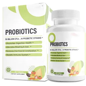 가장 높은 CFU Probiotics 체중 Probiotic 정제 화상 배꼽 지방 슬리밍 알약