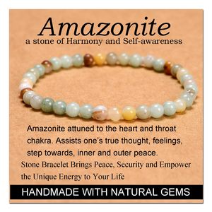 Bán Buôn Đá Quý Bead Harmony Nhiều Màu Đá Tự Nhiên 4Mm 6Mm 8Mm 10Mm 12Mm Amazonite Loose Bead Đối Với Trang Sức - Product Image 4