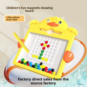 Jouet en plastique pour bébé, maison de canard, tableau magnétique, interphone de <span class=keywords><strong>dessin</strong></span> animé pour 3-6 ans - Product Image 3