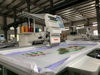Mesin Bordir Dahao 12/15 Jarum Single Head Dengan Area Kerja Besar 500*1200mm Komputer A15 Baru & Bekas Harga Kompetitif