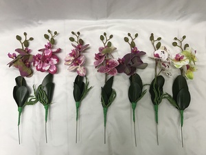 35cm Butterfly <strong>Orchids</strong> Real Touch <strong>Artificial</strong> <strong>Orchid</strong> Flower Bonsai for Home Office Desktop Decor - Product Image 4