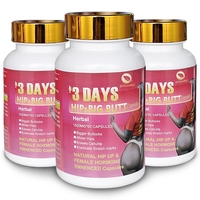 Capsule d'agrandissement des fesses pour adultes, marque privée, 1500mg, Maca, capsules d'amélioration des fesses, vente en gros