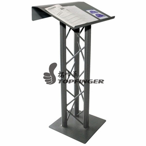 Topfinger 2024 Hot Bán Arch Shape Acrylic Top Bục Giảng, nhôm bục với 290*290 mét Giàn - Product Image 6