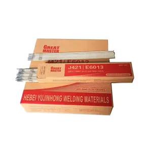 Welding Electrode Rod E6013 AWS J421 for mild steel 2.5mm 3.2mm 4.0mm 5.0mm customize packaging 20kg per carton