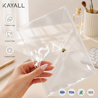 Pochette transparente en PVC pour le rangement des feuilles de test A4/A5, écologique et résistante à l'eau, réutilisable et portable