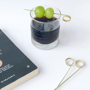 Palillos de Bambú Anudados a Mano, Palillos Decorativos de Bambú para Aperitivos, para Fiestas, Catering y Eventos - Product Image 4