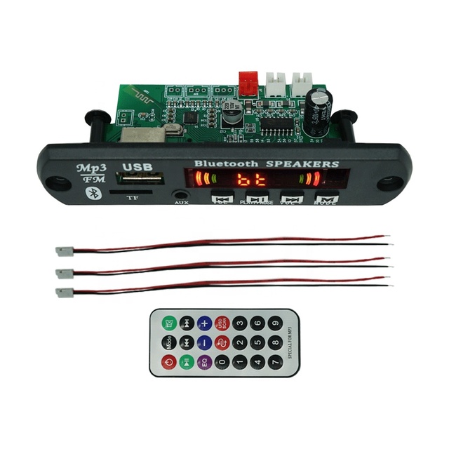 DC 6V-16Volt Amplifier 15W+15W Stereo MP3 Bluetooth USB Amplifier Decoder Board for Portable Wireless Bluetooth Speaker