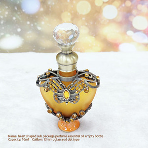 Envase de Perfume de Vidrio Reutilizable de 5 ml con Tapa de Corona y Estampado en Caliente para Regalo de Mujer - Product Image 5