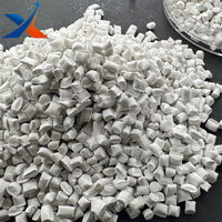 Masterbatch en plastique PP rempli de carbonate de calcium 450-25, poudre de dolomite, qualité film soufflé, qualité moulage par soufflage, qualité alimentaire, granulaire blanc