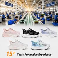 Fournisseur direct d'usine, baskets de sport légères en jacquard à lacets, plateforme épaisse pour femmes et hommes, support OEM ODM