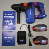 INTOUGH haute qualité 20V Li-ion batterie Rechargeable SDS Plus 28mm sans brosse sans fil marteau perforateur rotatif