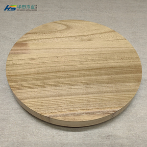 Assiette en bois de chêne <span class=keywords><strong>massif</strong></span> fabriquée à la main Vaisselle écologique Assiette de service naturelle pour plats et assiettes de cuisine - Product Image 3