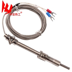 Capteur de température à thermocouple de type K et PT100, à ressort de compression, à baïonnette, avec vis M12*1.5, M6, M8 - Product Image 2
