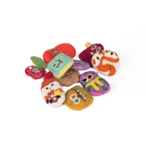 Handmade Felt Brooch Fashion Jewelry Brooches Merino Wool clothes bag decorations accessories