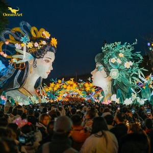 Đèn lồng tùy chỉnh chống thấm, đèn trang trí lễ hội, đèn công viên chủ đề, trình diễn ánh sáng văn hóa - Product Image 1