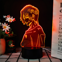Lampe de nuit 3D de dessin animé adorable de haute qualité, base en ABS, lampe de nuit personnalisée pour les amateurs d'anime