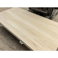Planches de Paulownia certifiées FSC en gros, 15 mm, 18 mm, 20 mm, qualité AA, bois massif, taille personnalisée, bois léger pour l'exportation de meubles