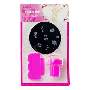 Nail Art Image Stamp Stamping Plaques Manucure Set Pour DIY 1 Stamper + 1 Grattoir Nail Stamp <span class=keywords><strong>Kit</strong></span> - Product Image 2