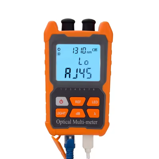 Original Novker NK200 All-in-1 Mini Optical Power Meter Red Light Cable Test FTTH Light Source Visual Fault Locator 2/10/30/50mW