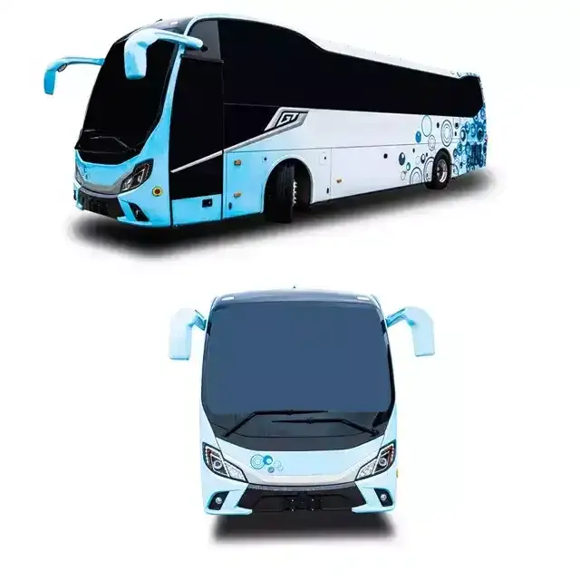 Nouveau 12m 50 sièges autocar de luxe Guangtong 60 places automatique touristique diesel Autocar Affichage LED peut Volant
