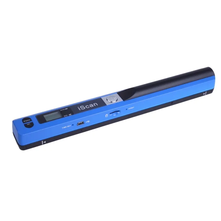 iScan01 Mobile Document Handheld Scanner with LED Display, A4 Contact Image Sensor handheld document scanner