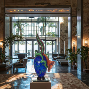 Piezas de decoración de mesa Art Deco, vajilla, jarrón de cristal de flores de arte popular, vidrio soplado redondo hecho a mano, MJ, Europa moderna - Product Image 6