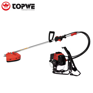 TOPWE Professional Industrial & DIY 2-Stroke Cordless Gasoline 43cc 1.45kW <b>Brush</b> <b>Cutter</b> with Knapsack Weeding Machine for Lawn - Product Image 1