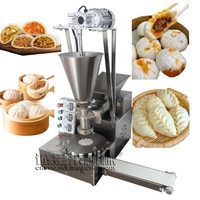 Machines de fabrication de petits pains sucrés automatiques Offre Spéciale Petite machine à pain à farce à la vapeur Momo remplie de viande 380v Indien