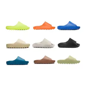 Low MOQ Customization Zapatilla Open Toe EVA Memory Foam Cloud Slides Footwear Colorful Shoe Slides Slippers for women men