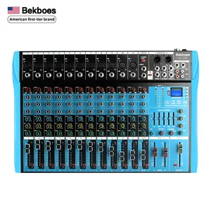 Bekboes MG120S vendita calda dsp CT120S professionale mixer audio usb 12 canali per bar dj Stage
