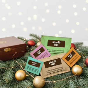 Pack de contrôle d'humidité bidirectionnel 49% 62% 69% HR, Gel sûr, Pack d'humidification personnalisé pour cigares, herbes, guitares, bocaux, aliments, conservation de la fraîcheur - Product Image 1