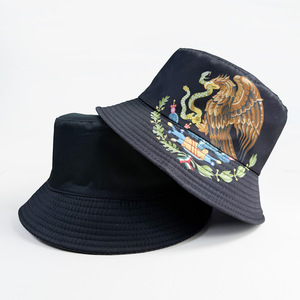 Sombrero de Pescador Reversible con Estampado de la Bandera Mexicana y Logotipo Personalizado al por Mayor, Sombrero de Pescador Transpirable para Fanáticos del Fútbol Mundial, Protección Solar - Product Image 3