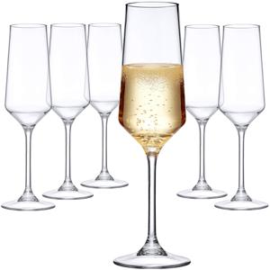 Bicchieri di <span class=keywords><strong>vino</strong></span> <span class=keywords><strong>in</strong></span> <span class=keywords><strong>plastica</strong></span> personalizzati da 8 once all'ingrosso <span class=keywords><strong>per</strong></span> la festa nuziale champagne flauti bicchieri - Product Image 2
