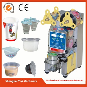 Thượng Hải xiangyi điện trà sữa niêm phong máy dễ dàng để hoạt động hướng dẫn sử dụng sữa đậu nành cốc bát niêm phong cho nước giải khát bao bì carton - Product Image 6