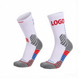 Calcetines Deportivos <span class=keywords><strong>de</strong></span> Baloncesto <span class=keywords><strong>de</strong></span> Alta Calidad, Absorbentes <span class=keywords><strong>de</strong></span> Sudor, <span class=keywords><strong>de</strong></span> Secado Rápido, Diseño Personalizado, Tejido Deportivo, Impresión Digital en la Parte Inferior - Product Image 2
