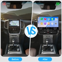 Radio para Auto NaviHua Toyota Land Cruiser LC200 2016-2021, Reproductor de DVD Android, Pantalla Grande de 19.8 Pulgadas, Unidad Principal Estéreo Multimedia con GPS