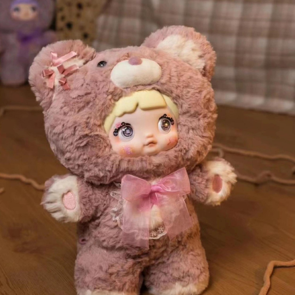 Слепая коробка Nommi Goodnight Bear серия натуральная 400% кукла каваи Декор модная таинственная коробка коллекционные игрушки