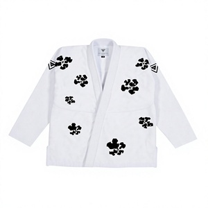 Kimono de Jiu-Jitsu Brasileño (BJJ) de Alta Calidad al por Mayor, 450 GSM, Tejido Perla, con Bordado de Logotipo Personalizado y Parches Personalizados - Product Image 1