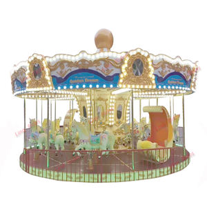Carrusel de fibra de vidrio para interiores y exteriores a la venta para centros comerciales y diversiones - Product Image 2
