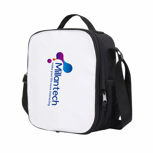 Sac isotherme de plage Millan Panic Buying noir personnalisé avec logo de marque, lavable, pour 12 canettes, idéal pour les pique-niques en extérieur - Product Image 2