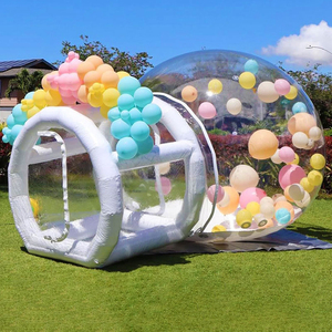 Maison à bulles gonflable en PVC, transparente, en forme <span class=keywords><strong>de</strong></span> ballon, <span class=keywords><strong>tente</strong></span> à bulles gonflable, maison à bulles rebondissante gonflable - Product Image 1