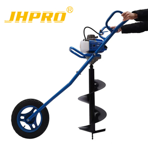 JH-IE48F-1,2 tempi benzina Post foro scavatrice/benzina trivella di terra, carriola, recinzione a terra trapano, trivella di terra con punta da trapano - Product Image 1