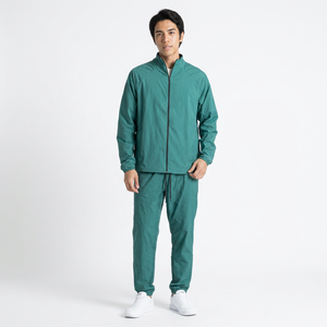 High Quality Autumn Breathable Windproof <b>Canvas</b> Stand Custom Screen Print Polyester Zipper Vintage Style Front Windbreaker - Product Image 1