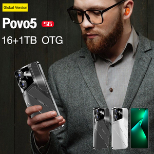 Nuovo Smartphone Pova <span class=keywords><strong>5</strong></span> 5G con Schermo AMOLED HD da <span class=keywords><strong>7</strong></span>,3 Pollici, Batteria Grande, 16GB+1TB, Telefono Android Dual SIM con Supporto Francese - Product Image 6