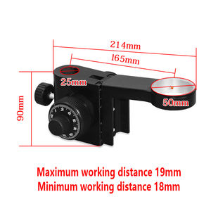 Support de <span class=keywords><strong>Microscope</strong></span> réglable SHL de 50mm de diamètre support de <span class=keywords><strong>Microscope</strong></span> vidéo à mise au point <span class=keywords><strong>fine</strong></span> - Product Image 4