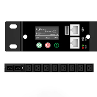 Alimentation électrique à transfert statique à double circuit IP PDU ATS/STS, alimentation sans interruption, interrupteur de transfert automatique 20A, 4400W, IEC C20, MQTT, SNMP